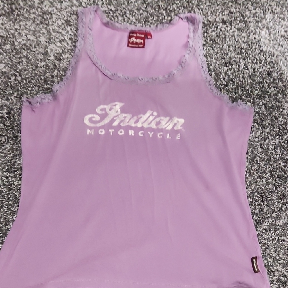 Indian Motorcycle Women's Purple Tank Top